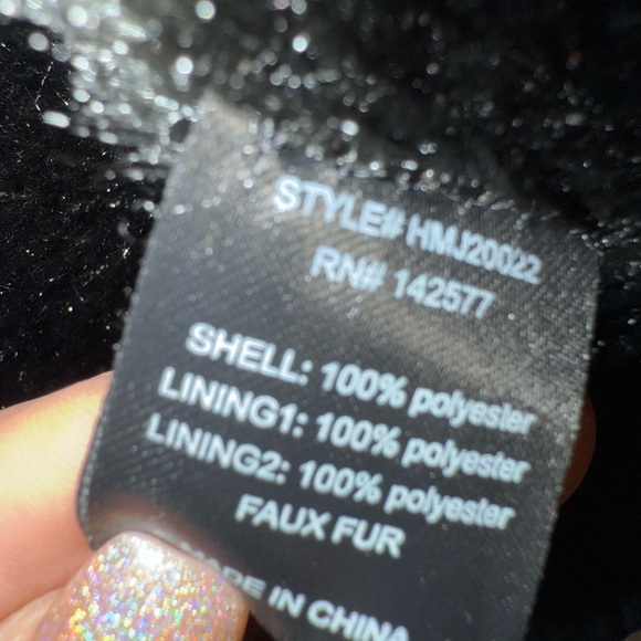 Haute Monde Black Quilted Puffer Jacket - Picture 9 of 13